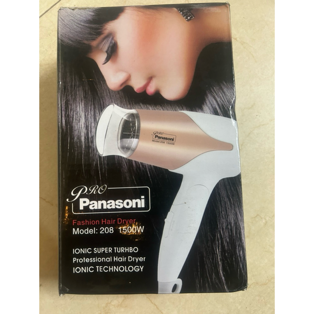 Máy sấy tóc panasoni Model 208 1500w gấp gọn dễ sử dụng