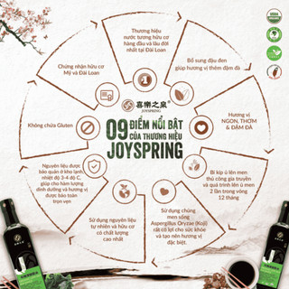 Nước tương hữu cơ ít muối JoySpring 210ml