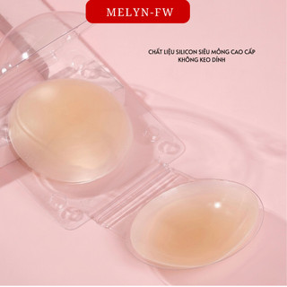 Combo 2 miếng dán ngực nhiệt tự thân silicon MELYN-FW không dùng keo, dán ti siêu dính bảo vệ nhũ hoa DT02