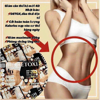 GIẢM CÂN THẢI ĐỘC 4D DETOXI Nhật Bản🇯🇵