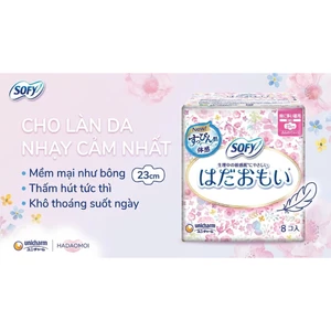 Băng Vệ Sinh Sofy Hadaomoi Nhật Bản (23cm) – Nâng Niu Làn Da Nhạy Cảm-NPP Tường Nghi