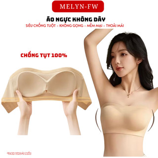 Áo lót nữ áo bra nữ MELYN-FW áo không dây nâng vòng 1 không gọng có mút đệm gom quả chống su quây chống tụt Q126