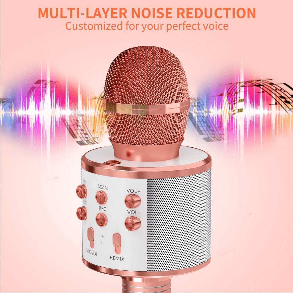 Micro Karaoke Gia Đình, Tích Hợp Loa, Chơi Nhạc, Ghi Âm, Phù Hợp Cho Người Lớn & Trẻ Em
