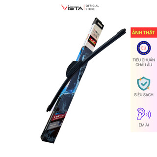 Gạt Mưa Vista Thân Mềm Cao Cấp - Ecoflat - Tiêu Chuẩn Cho Xe Ô Tô Lexus RX - Lưỡi Silicon - Tiêu Chuẩn Châu Âu