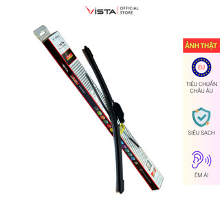 Gạt Mưa Vista Thân Mềm Cao Cấp - Ecoflat - Tiêu Chuẩn Cho Xe Ô Tô Mitsubishi Xpander - Lưỡi Silicon - Tiêu Chuẩn Châu Âu
