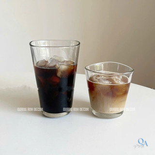 BỘ 6 Cốc Thủy Tinh Cao Cấp MIỆNG SÓNG Chuyên Uống Cà Phê,  Americano | Ly DECOR Bàn Phong Cách Hàn