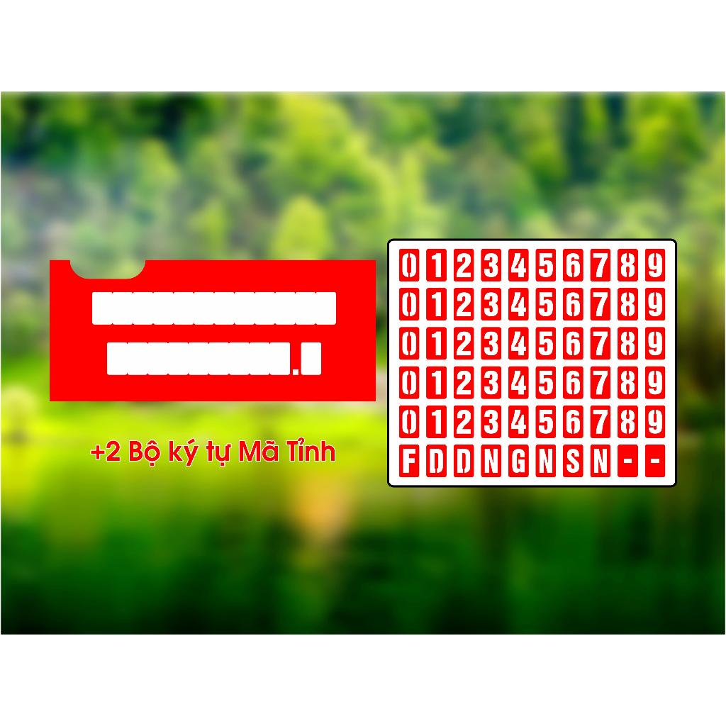 Bảng Sơn Mã Tủ Cáp Quang - Khung sơn Mã tủ Viettel