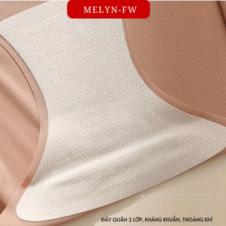 Set 6 quần lót nữ su thạch băng lụa MELYN-FW kháng khuẩn tàng hình trong hộp không đường may, nàng được chọn màu VST06