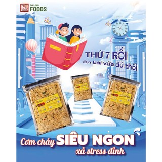 Combo 3 gói cơm cháy Ninh Bình Vàng siêu ruốc 250g
