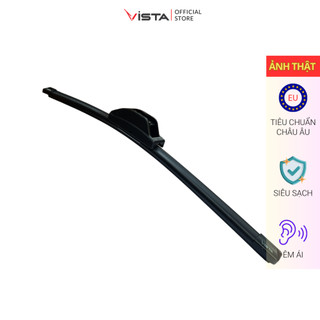 Gạt Mưa Vista Thân Mềm Cao Cấp - Ecoflat - Tiêu Chuẩn Cho Xe Ô Tô Hyundai GETZ - Lưỡi Silicon - Tiêu Chuẩn Châu Âu