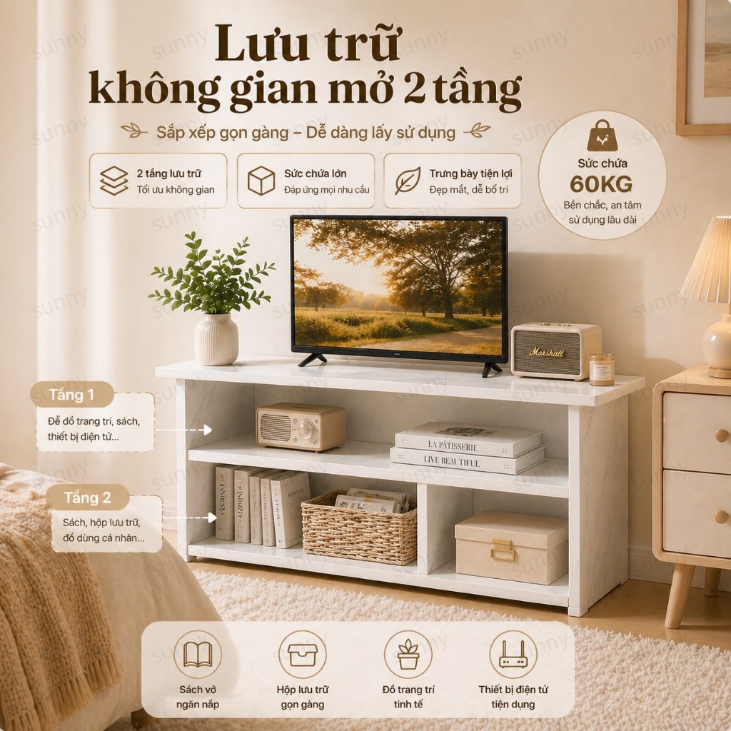 Bàn Tivi, Kệ Gỗ, Đa Năng Nhiều Màu, Hợp Phòng Khách, Lưu Trữ Gọn Gàng, Thiết Kế Hiện Đại