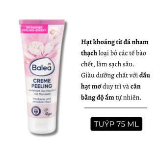 [auth] [Hàng nội địa Đức Đủ Bill] Tẩy da chết mặt Balea 75ml - Date mới nhất