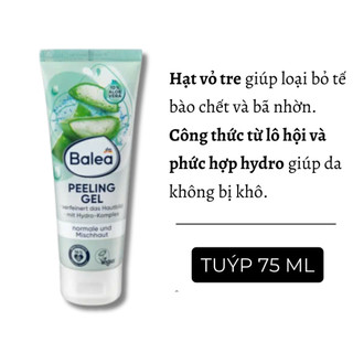 [auth] [Hàng nội địa Đức Đủ Bill] Tẩy da chết mặt Balea 75ml - Date mới nhất