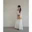 Đầm Linen Suông Dài Dáng Rộng Trễ Vai Cho Nữ Basic Hàn Quốc Sang Chảnh Mặc Đi Du Lịch, Đi Chơi