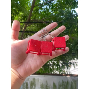 Móc Khoá Ghế Nhựa 3D - Móc Khoá Tuổi Thơ, trở lại thời học sinh.