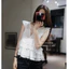 Áo kiểu nữ cổ V tay cánh tiên phối ren tầng cao cấp ,Áo babydoll voan tơ tầng bèo dáng xoè tiểu thư phù hợp cho mùa hè
