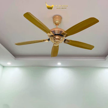Quạt Trần Không Đèn 5 Cánh Sải 1M45 Cánh Nhựa ABS, Công Xuất 55W Động Cơ DC Lõi Đồng Có Điều Từ Xa_ KHO ĐÈN QUẠT TRẦN