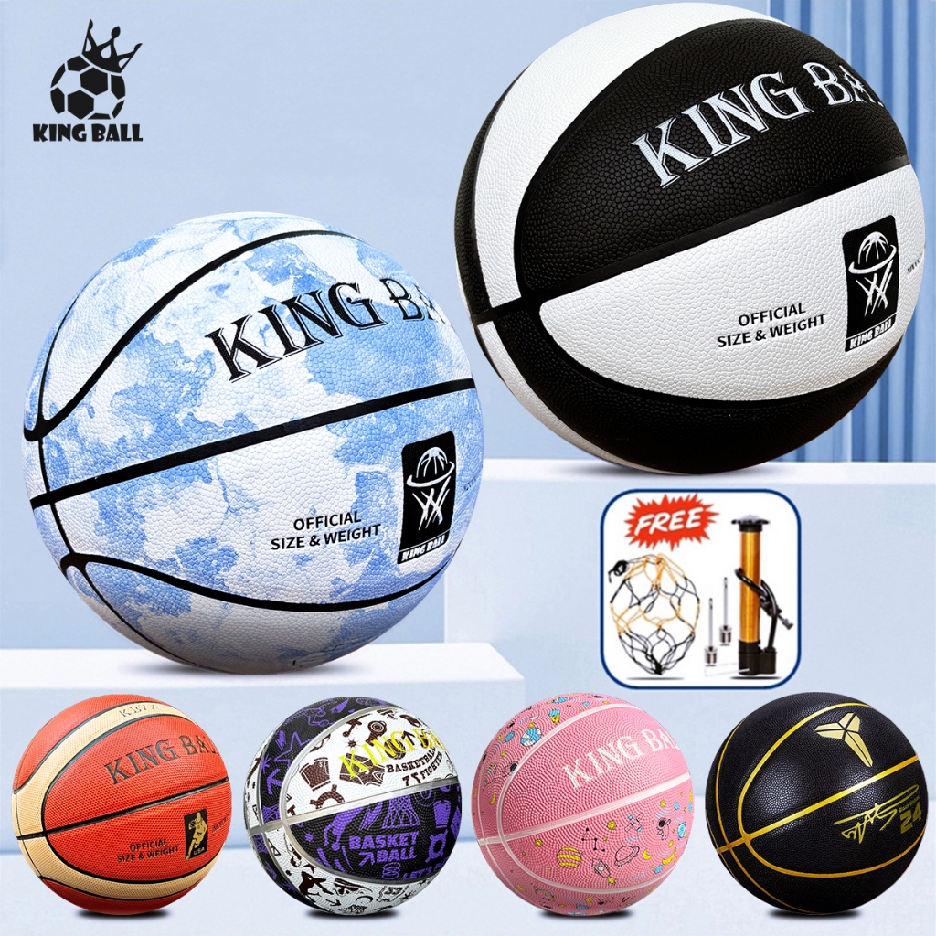 Bóng Rổ King Ball Size Số 5 6 7 Banh Bóng Rổ Da Chính Hãng Trẻ Em Nam ...