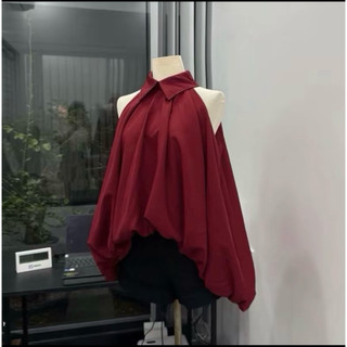 Áo Yếm Nữ Thiết Kế Mix Cổ Sơ Mi Cá Tính Năng Động Phong Cách Thời Trang Hiện Đại Sang Chảnh Ld_Store Fashion