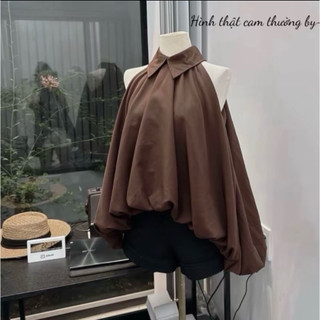 Áo Yếm Nữ Thiết Kế Mix Cổ Sơ Mi Cá Tính Năng Động Phong Cách Thời Trang Hiện Đại Sang Chảnh Ld_Store Fashion