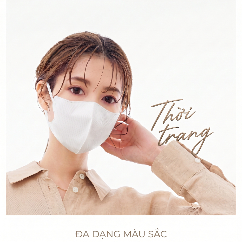 Thùng 200_100_50 Cái Khẩu trang 6D DENTAL MASK người lớn hàng cao cấp chống nắng và tia UV , BỤI bẩn