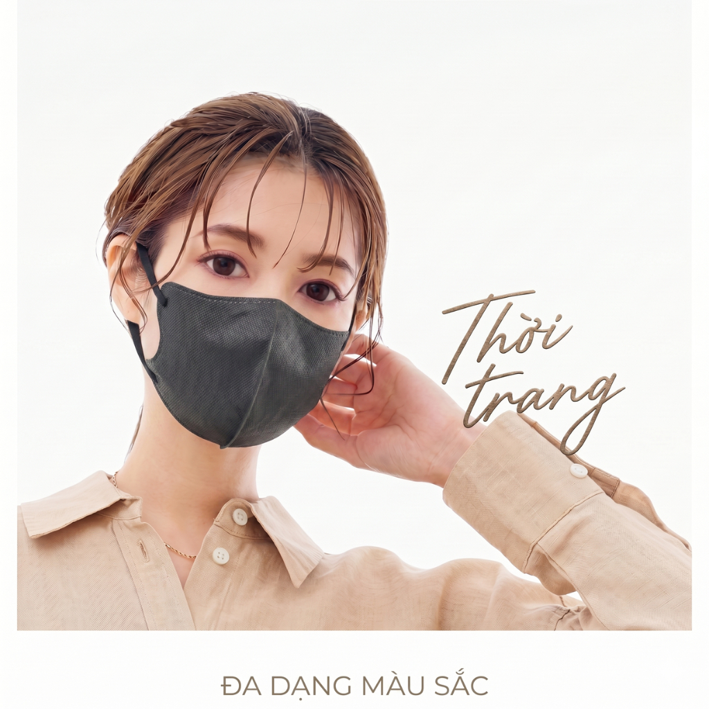 Thùng 200_100_50 Cái Khẩu trang 6D DENTAL MASK người lớn hàng cao cấp chống nắng và tia UV , BỤI bẩn