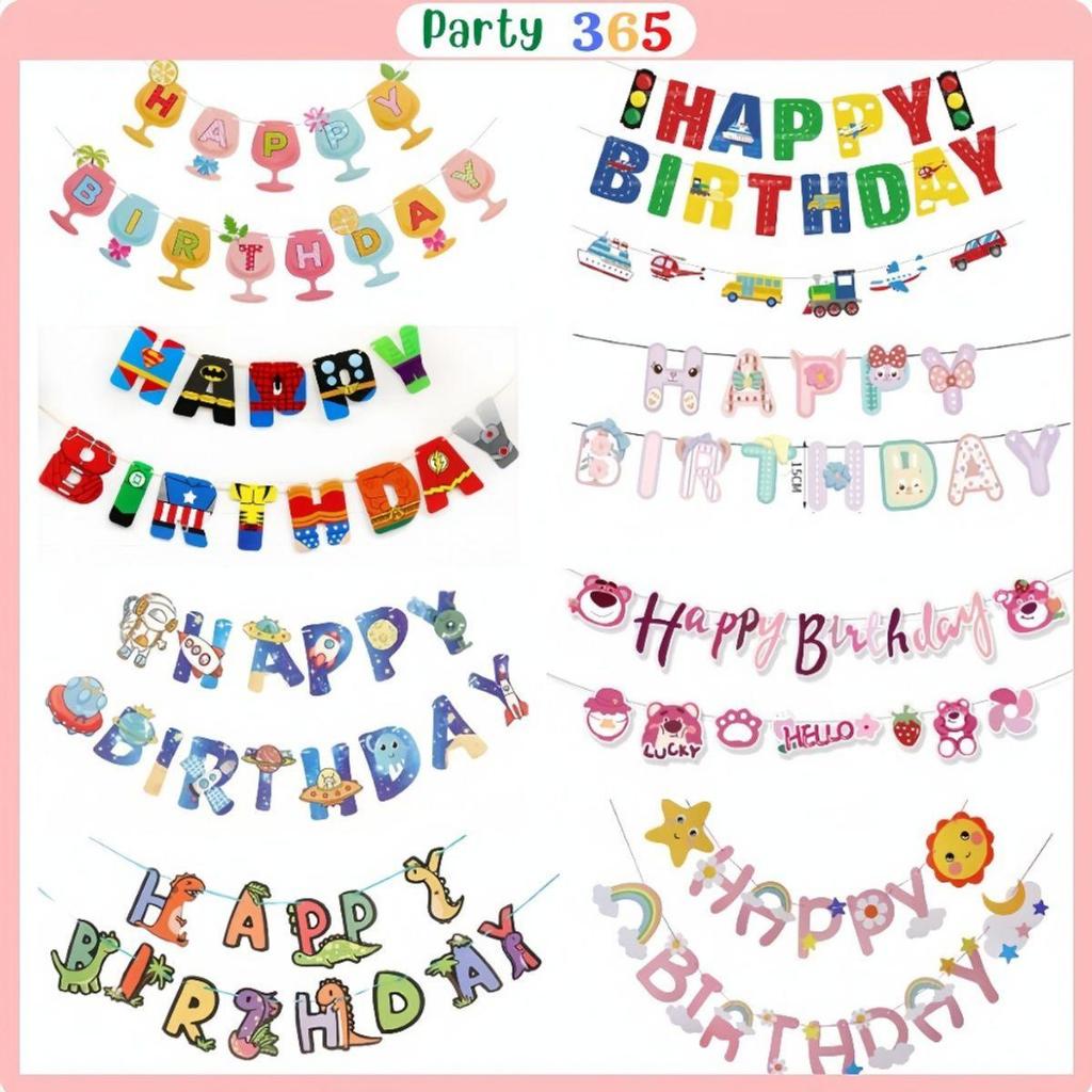 Dây Cờ Happybirthday Treo Trang Trí Sinh Nhật