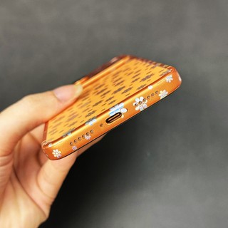 Miếng Dán Lưng Viền iPhone PPF Nhám Hình Hoa Mini – Từ iPhone 12 Đến 17 ProMax
