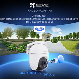 [MỞ BÁN] Camera WIFI Ezviz C8C 5MP Cảnh Báo Bằng Đèn Xanh-Đỏ, Chống Chịu Thời Tiết, Tích Hợp AI Phát Hiện Dáng Người