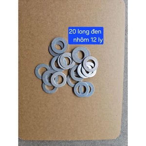 combo 20 long đen nhôm 12 ly chống dò rỉ nhớt dùng cho các dòng xe máy