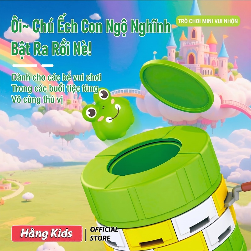 Thùng Gấu Thăng Bằng Mini – Đồ Chơi Rút Thanh Vui Nhộn Cho Bé