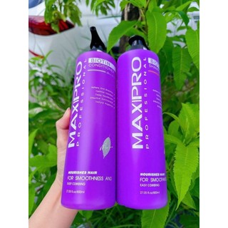 (auth) Cặp Dầu Gội Xả BIOTIN MAXIPRO Phục Hồi Hư Tổn Ngăn Tóc Gãy Rụng