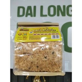 Cơm cháy Ninh Bình Vàng siêu ruốc 300g một sản phẩm đặc sắc của Đại Long được làm từ gạo nếp cái hoa vàng tuyển chọn