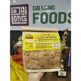 Cơm cháy Ninh Bình Vàng siêu ruốc 300g một sản phẩm đặc sắc của Đại Long được làm từ gạo nếp cái hoa vàng tuyển chọn