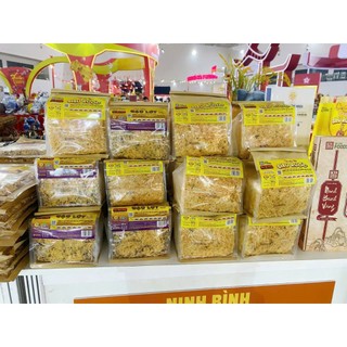 Cơm cháy Ninh Bình Vàng siêu ruốc 300g một sản phẩm đặc sắc của Đại Long được làm từ gạo nếp cái hoa vàng tuyển chọn