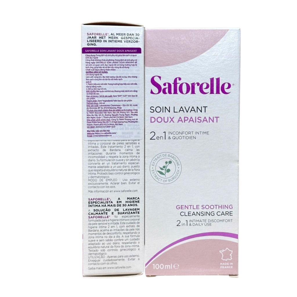 Dung Dịch Vệ Sinh Saforelle 250ml Pháp