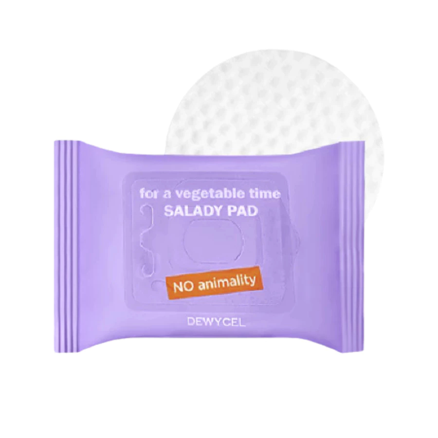 [QUÀ TẶNG KHÔNG BÁN] Toner pad thuần chay Dewycel Salady (30 miếng/gói) Skincare tẩy da chết, làm sạch da, h