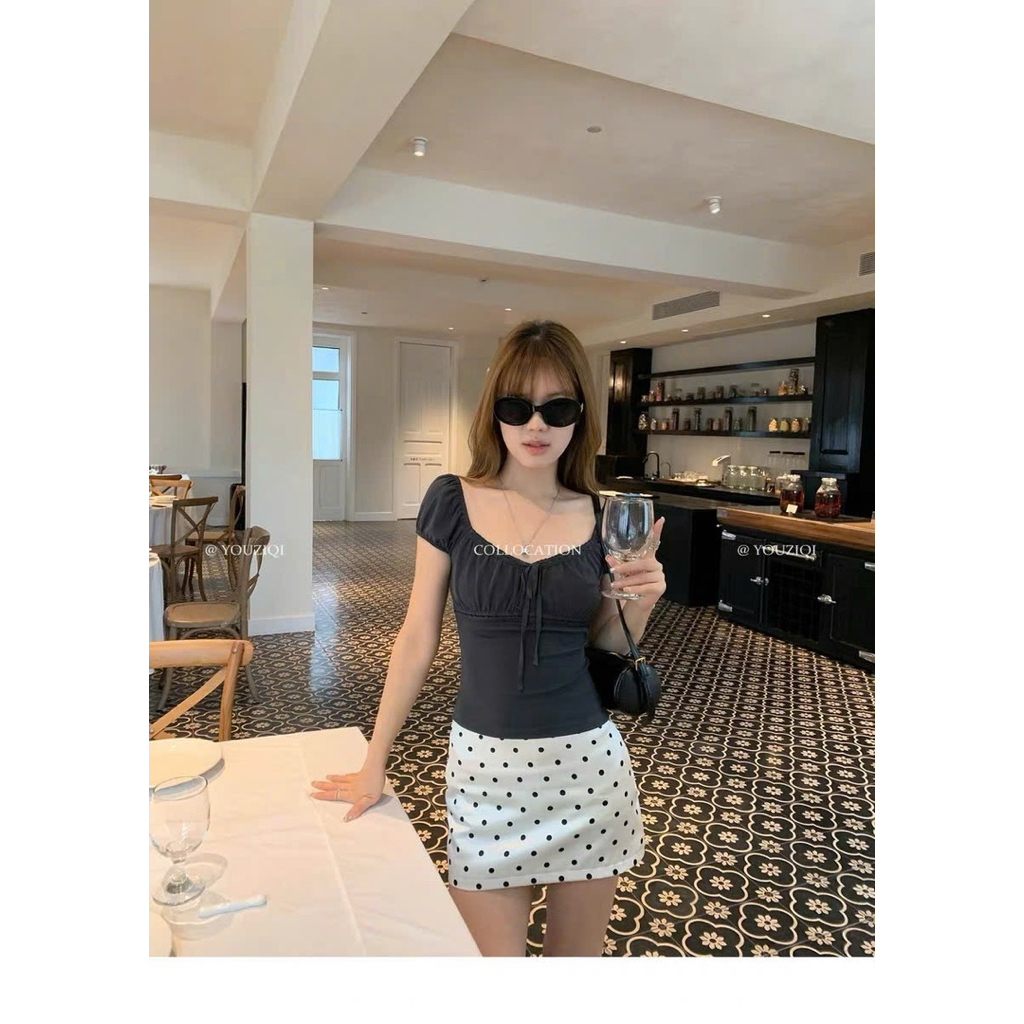 [𝐒𝐮𝐙𝐲] Áo Thun Cổ U WEGE #9510 QCCC