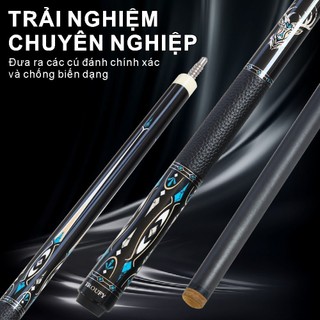 Gậy Bi Lắc TROUFY Carbon Pool 12.5mm Kèm Hộp Đựng và Nối Dài