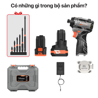 Máy Vặn Vít 360L King lee ,Có chế độ xung, 1Pin 4Cell+1Pin 8cell - Nhỏ Gọn - Cực Khỏe, Không Chổi Than