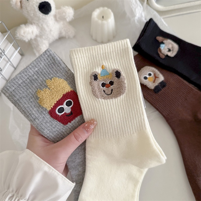 Vớ Tất Unisex chữ B GẤU cổ cao phong cách thể thao, năng động.