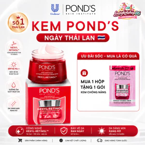 Kem Pond’s Ngày Thái Lan Age Miracle Hexyl-Retinol SPF18 PA++ Dưỡng Ẩm Da Mịn Màng Hỗ Trợ Sáng Da