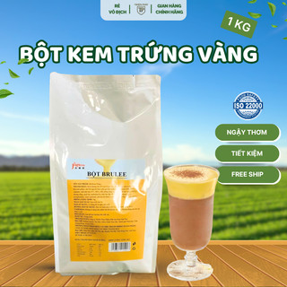[M2] Bột Kem Trứng BRULEE cô gái ( Bột Vàng ) Đài Loan Gói 1kg