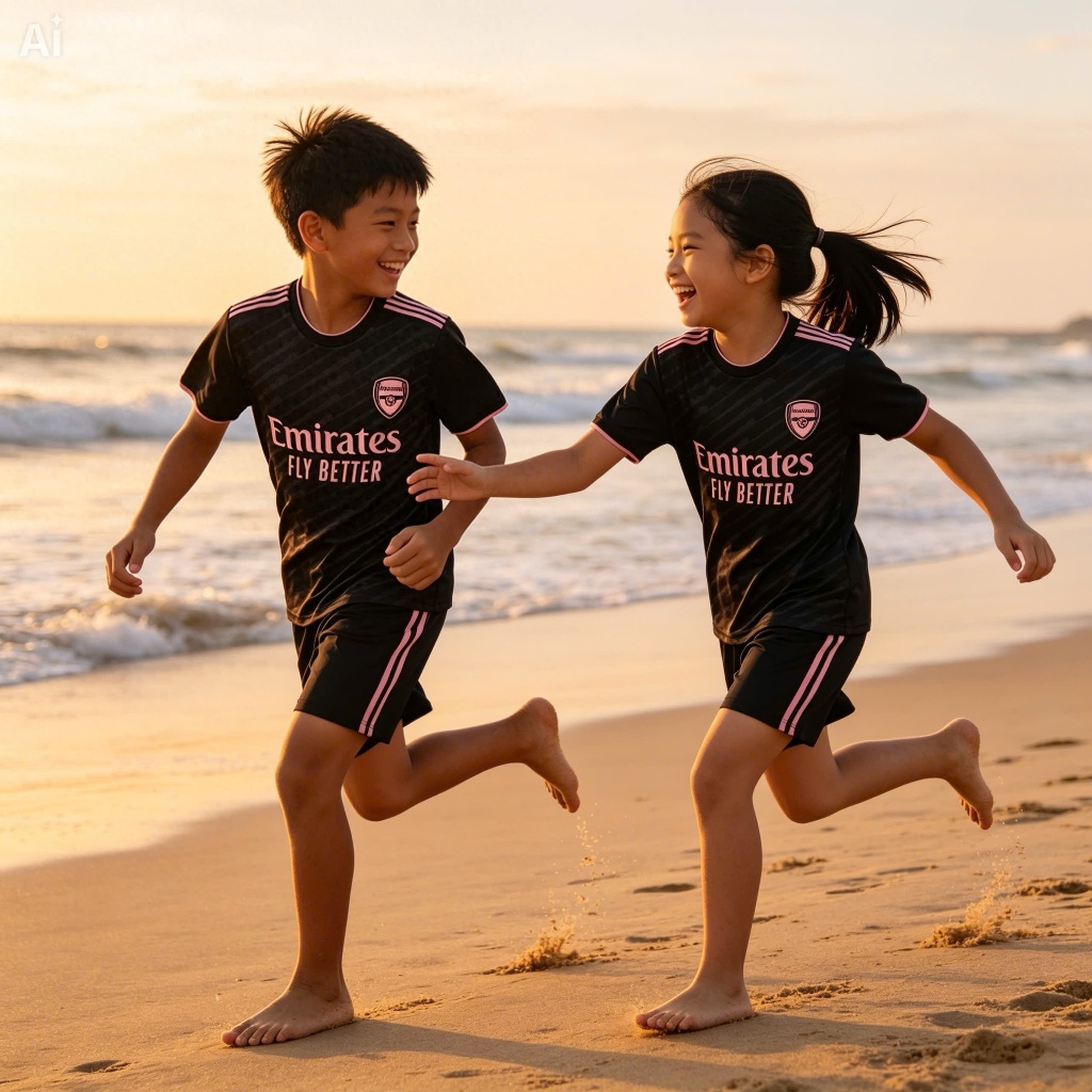 Bộ Thể Thao Trẻ Em Người Lớn Chất Thun Lanh Mát