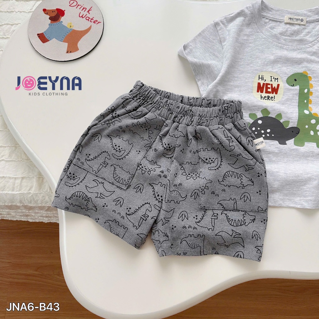 Set bộ cộc Joeyna B43 new here khủng long cho bé 8-24kg