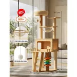 Nhà Gỗ Cattree Nhà cây cho mèo leo trèo cào móng HELIPET Đa dạng thiết kế Dễ dàng lắp đặt — ảnh 2