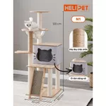 Nhà Gỗ Cattree Nhà cây cho mèo leo trèo cào móng HELIPET Đa dạng thiết kế Dễ dàng lắp đặt — ảnh 5