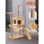 Nhà Gỗ Cattree Nhà cây cho mèo leo trèo cào móng HELIPET Đa dạng thiết kế Dễ dàng lắp đặt — ảnh 7