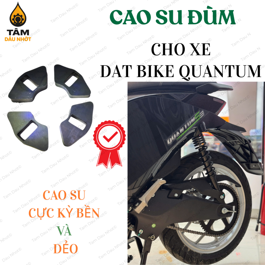 Cao Su Đùm Dat Bike Quantum – Cao Su Giảm Giật Nhông Sau Xe Điện – Chống Giật Êm Ái – Độ Bền Cao