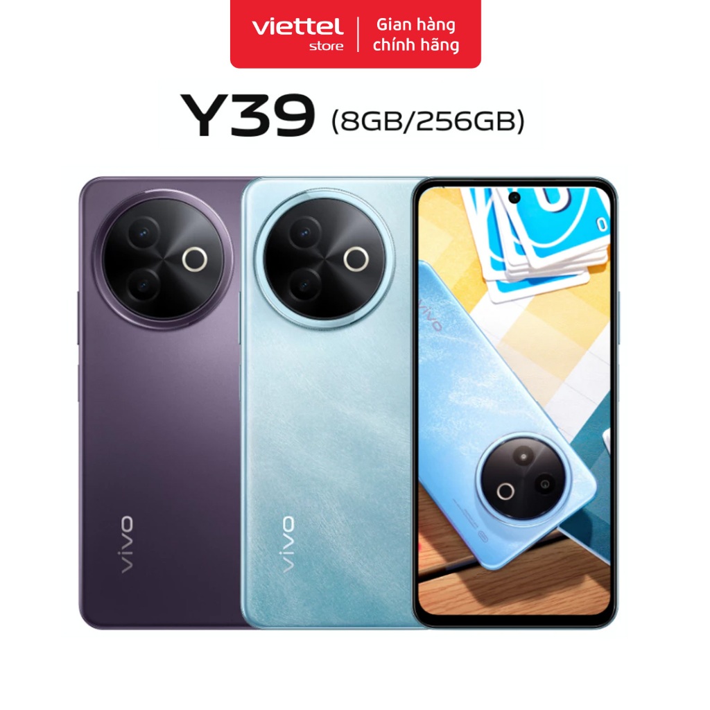 Điện thoại vivo Y39 5G 8GB + 256GB | Màn Hình 6.68" | Pin 6500 mAh | Kháng Nước và Chống Bụi IP64 - ảnh 3